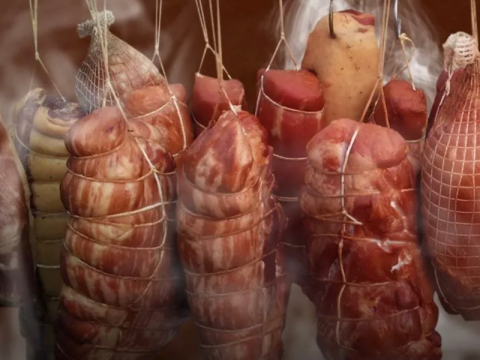 Говядина, копченная со специями